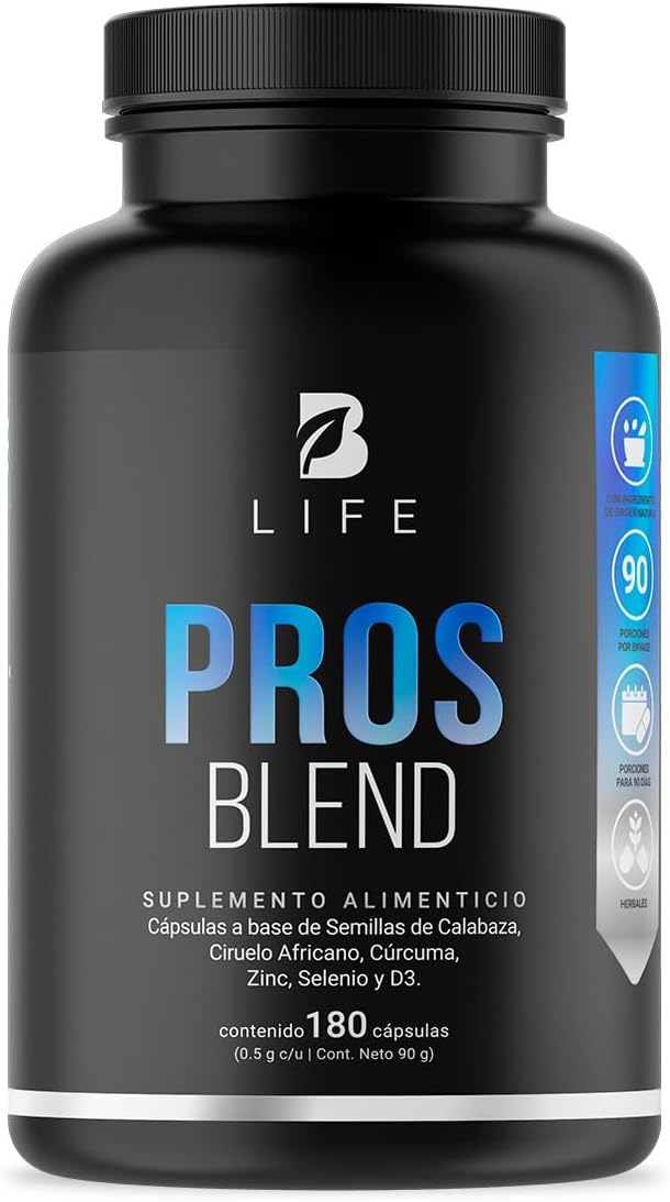 B Life Pros Blend Campuran dengan Plum Afrika untuk Pria 180 Kapsul — gambar 1